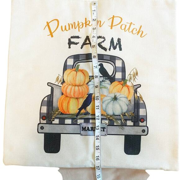 4TH EMOTION FALL DECOR PILLOW COVERS 18x18 SET OF 4 Farmhouse Sofa Couch Linen - Picture 12 of 12